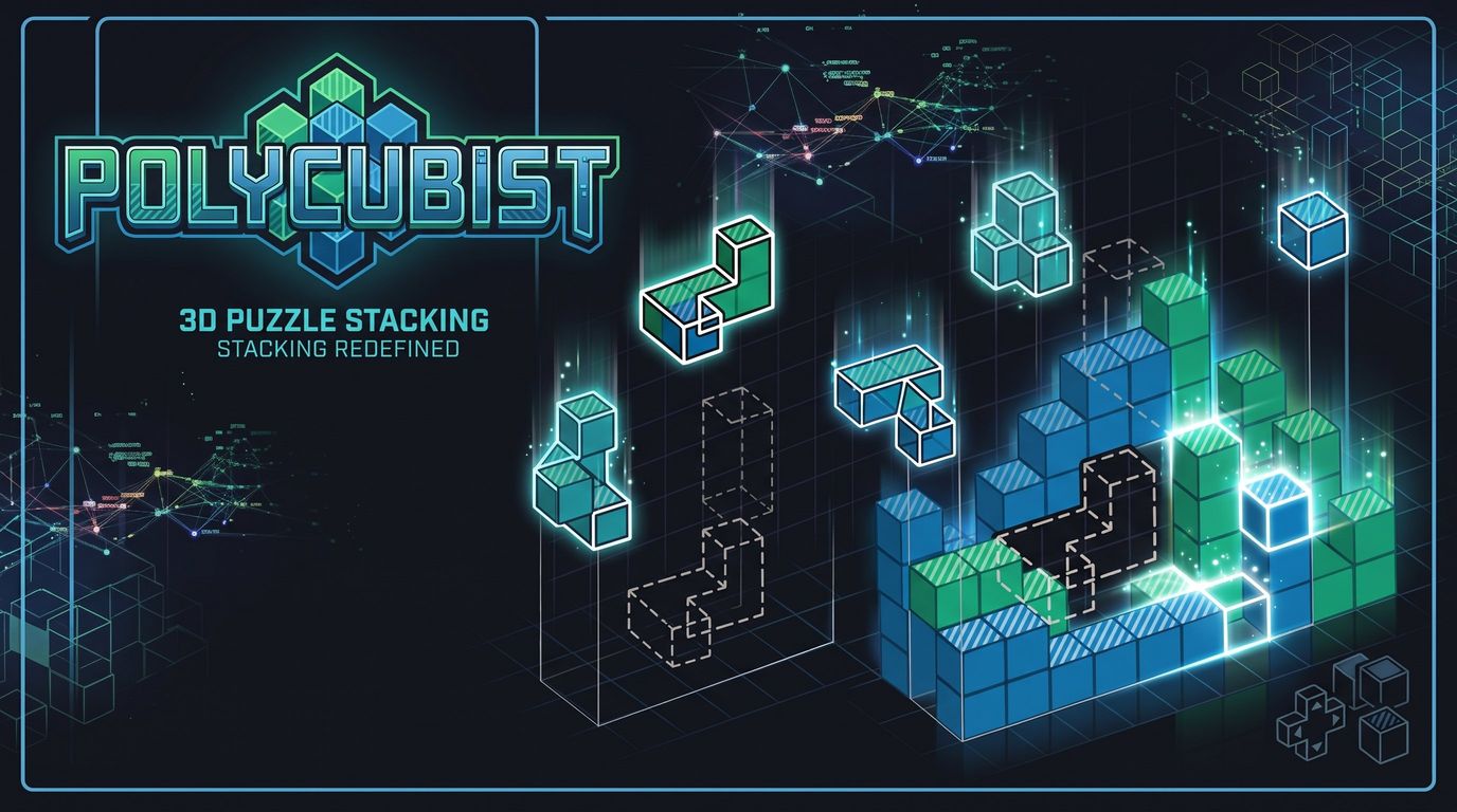 Polycubist title screen